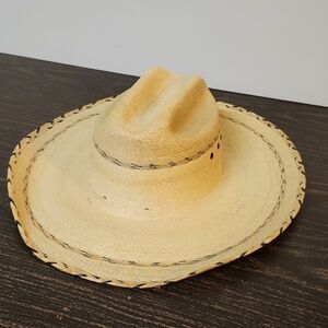 Texas Hat Co. Genuine Plam Leaf Western Cowboy Hat